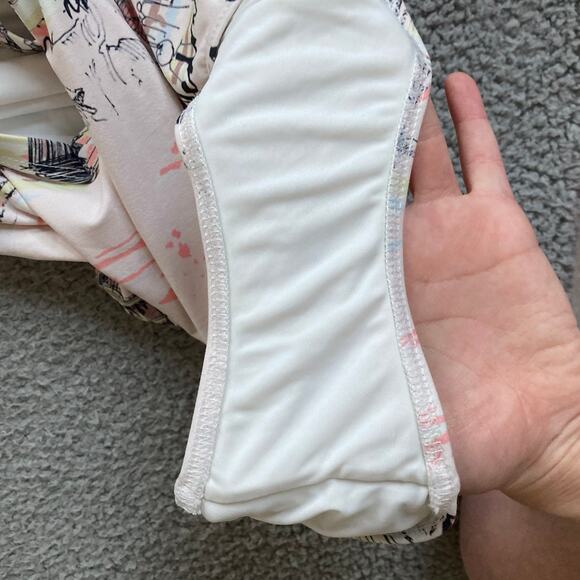 Emilia Wickstead Scarlett One Piece Large Italian City Art Print Pink Swimsuit - Picture 11 of 16